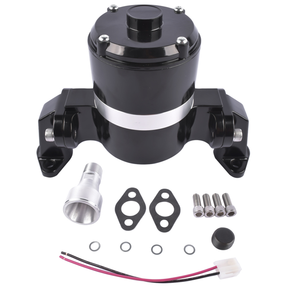 电子水泵 High Volume Flow Black Electric Water Pump Fits SBC Small Block Chevy 283 327 400 V8 8010BK-5