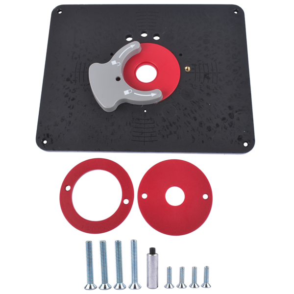 修理包 Router Table Insert Plate w/Level-Loc Rings Fit Bosch 1617 Porter-Cable 690 890 PRS4036-2