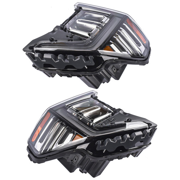 大灯 2Pcs LED Headlamp LH & RH for GMC Sierra 1500 Denali, Denali Ultimate, SLT 2022-2024 85604120, 85604119-6