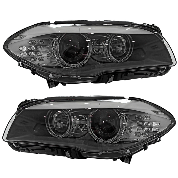 前大灯外壳 Pair Left + Right Xenon with AFS Headlight Adaptive for BMW F10 528i 535i M5 2009-2013 63117203243-7