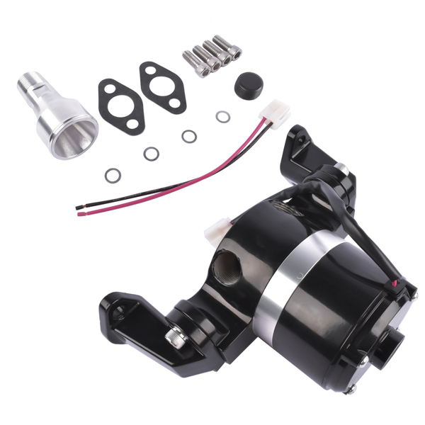 电子水泵 High Volume Flow Black Electric Water Pump Fits SBC Small Block Chevy 283 327 400 V8 8010BK-3