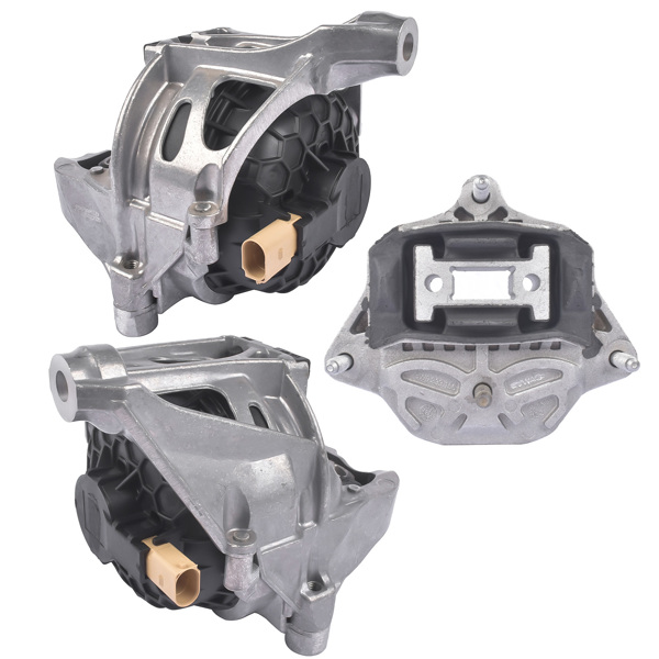 3PCS 发动机电机支架和变速箱支架套装 for Audi S4 S5 20-18 V6-3.0L 4M0199371FC 4M0199372FC-4