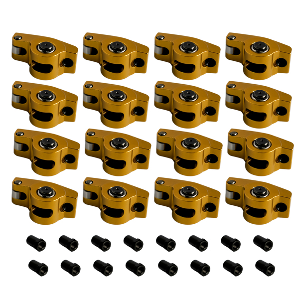 摇臂 Aluminum Roller Rocker Arms Set 1.5 Ratio 3/8" For SBC Small Block Chevy 327 350-5