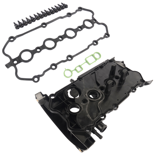 气门室盖 Engine Valve Cover with Gasket Bolts For Audi A4 2.0L L4 Quattro 06D103469H 06D103469L-8