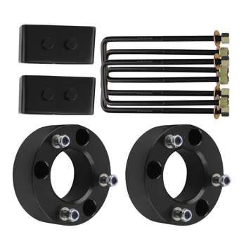 提升套件3\\" Front & 2\\" Rear Leveling Lift Kit w/ U-bolts for Ford F150 4WD 2WD 04-2020