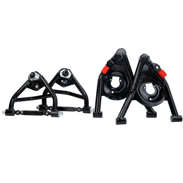 控制臂 Tubular Upper & Lower Control Arm Set C21038 C21037 Black For 1970-1981 Chevrolet Camaro Pontiac Firebird-1