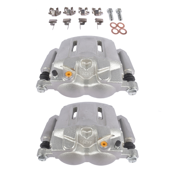 刹车卡钳 Pair Front Disc Brake Calipers Fit for 2005-2012 Ford F-250 F-350 Super Duty-9