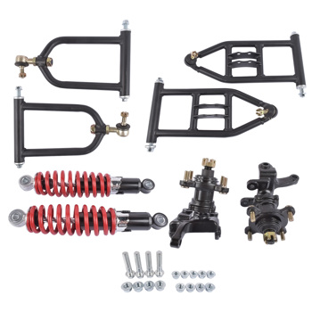 摇臂套装 340mm Suspension Arm Kit Front Assembly Upper Lower Swingarm For Go Kart ATV