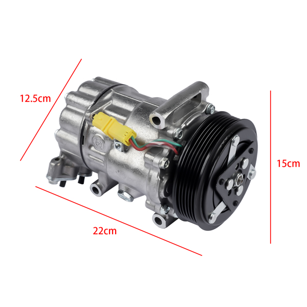 空调压缩机 98581 Air Conditioner AC Compressor for Cooper Paceman Countryman1.6L 2011-2016-6