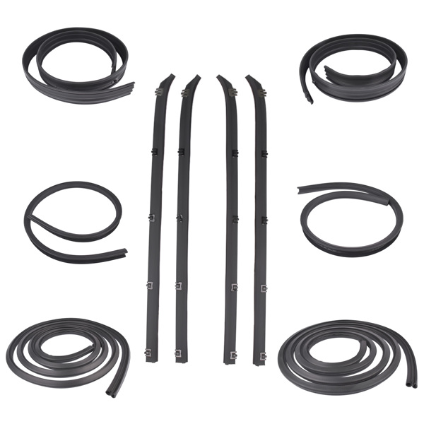 10x 门窗密封条密封套件 for Dodge Truck Ram charger Plymouth D150 D250 D350 1980-1993-2