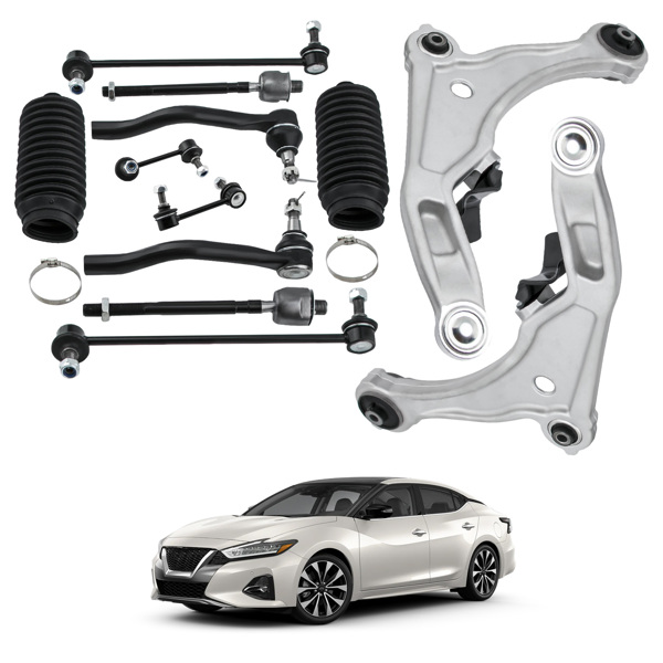 控制臂12x Front Lower Control Arm Sway Bar Link for Nissan Maxima 2009-2014 All Models-6