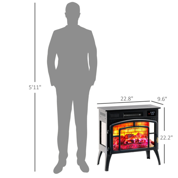 电壁炉加热器 （周末不发货）（ Amazon Shipping）（WalMart禁售）-4