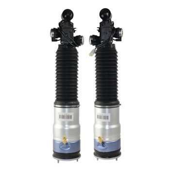 减震器 Pair Rear Air Suspension Shock Absorbers w/EDC For 07-15 BMW 7er F01 F02 F03 F04