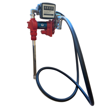 抽油泵套装 Diesel Gasoline Fuel Transfer Pump 20GPM 12V w/Oil Meter for Gas Diesel Kerosene