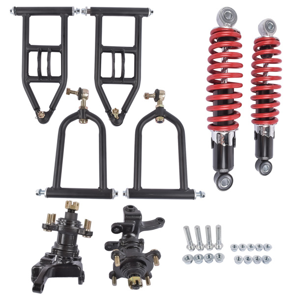 摇臂套装 340mm Suspension Arm Kit Front Assembly Upper Lower Swingarm For Go Kart ATV-4