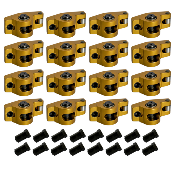 摇臂 Aluminum Roller Rocker Arms Set 7/16 inch Stud 1.5 Ratio for Chevrolet SBC 307 350 400-3