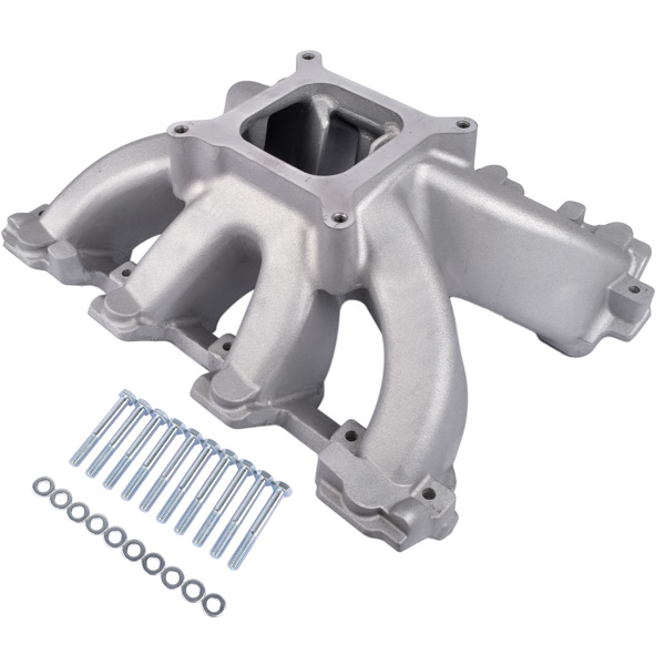  进气歧管 28097 Intake Manifold Single Plane Aluminum for GM Gen III/IV LS Engines with LS1/LS2/4.8/5.3/6.0L-5