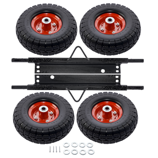 发电机车轮套件 Wheel Kit for Honda Generator EU3000is Solid Never Flat Tires All Terrain-2