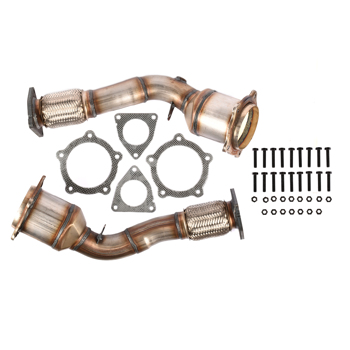 三元催化器 Front Left & Right Catalytic Converters for Porsche Cayenne 9P 4.8L V8 2007-2010