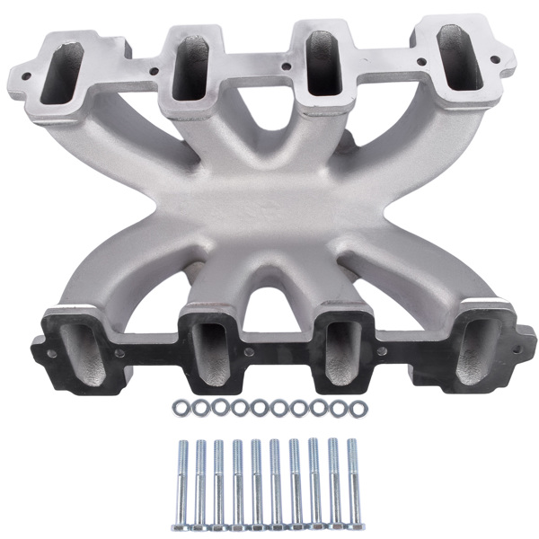  进气歧管 28097 Intake Manifold Single Plane Aluminum for GM Gen III/IV LS Engines with LS1/LS2/4.8/5.3/6.0L-4