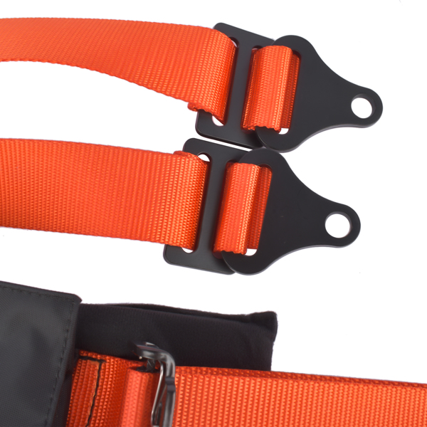 安全带橙色 Orange 4 Point 2" Harness Seat Belt for Polaris Can-Am Yamaha Kawasaki A114220OR-10