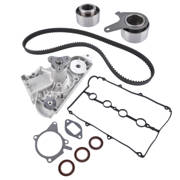 正时皮带套件和水泵  Mazda Miata MX5 1994-2000 1.8L l4 GAS DOHC BP05-10-235 BP05-10-235A BP05-10-235B BP05-10-235C B660-12-700D B660-12-730A B6BF-15-010F B660-12-730C B657-12-205-6