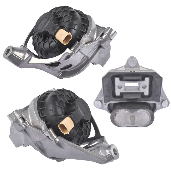 3PCS 发动机电机支架和变速箱支架套装 for Audi S4 S5 20-18 V6-3.0L 4M0199371FC 4M0199372FC-5