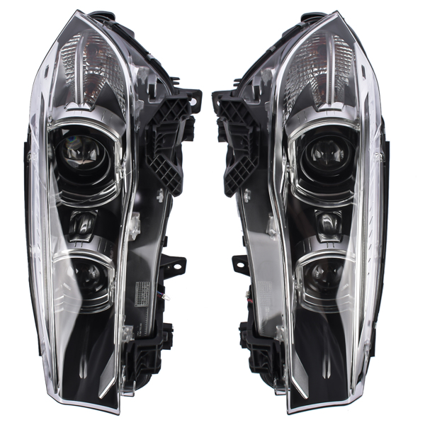 前大灯外壳带AFS 2PCS LH & RH HID/Xenon Projector Headlight Headlamp for 2014-2018 BMW X5 F15 F85-3