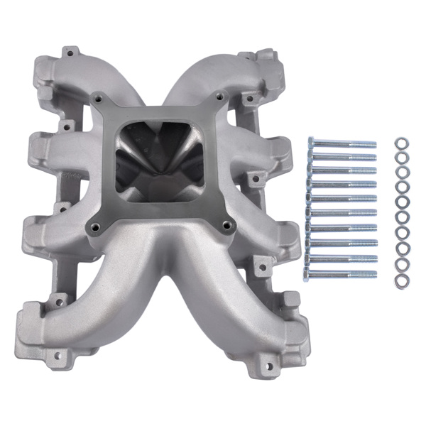  进气歧管 28097 Intake Manifold Single Plane Aluminum for GM Gen III/IV LS Engines with LS1/LS2/4.8/5.3/6.0L-6