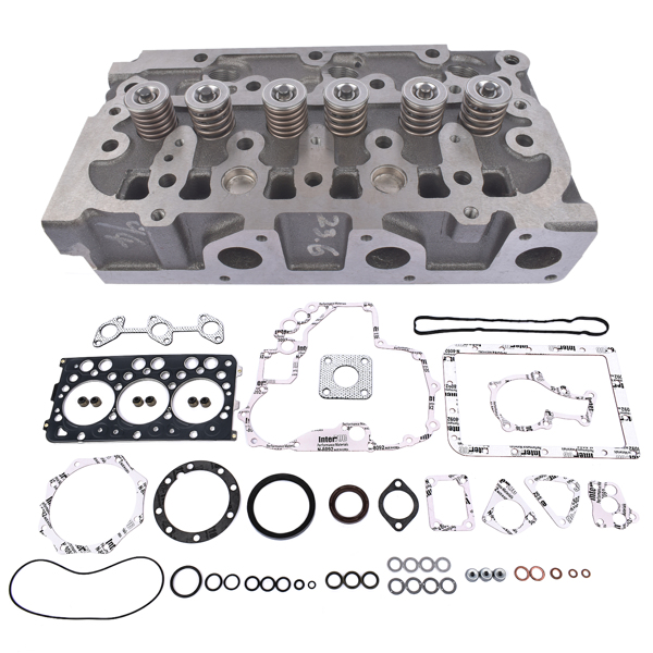 缸盖 Complete Cylinder Head Assy With Valves + Full Gasket for Kubota D782 Engine-1