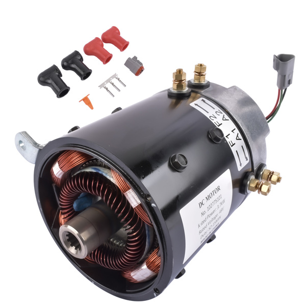 直流电动机 SepEx Motor 48V 3.7 KW for Carryall Golf Cart Electric Vehicle ZQS48-3.7-T-GN 102775101-6