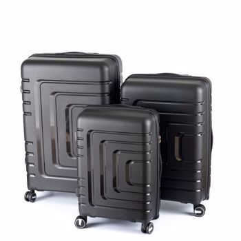 Hardshell Suitcase Spinner Wheels PP Luggage Sets Lightweight Durable Suitcase with TSA Lock,3-Piece Set (21/25/29)