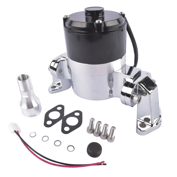 电子水泵 Chrome High Flow Electric Water Pump for SBC Small Block Chevy 283 327 350 400 V8 8010C-4