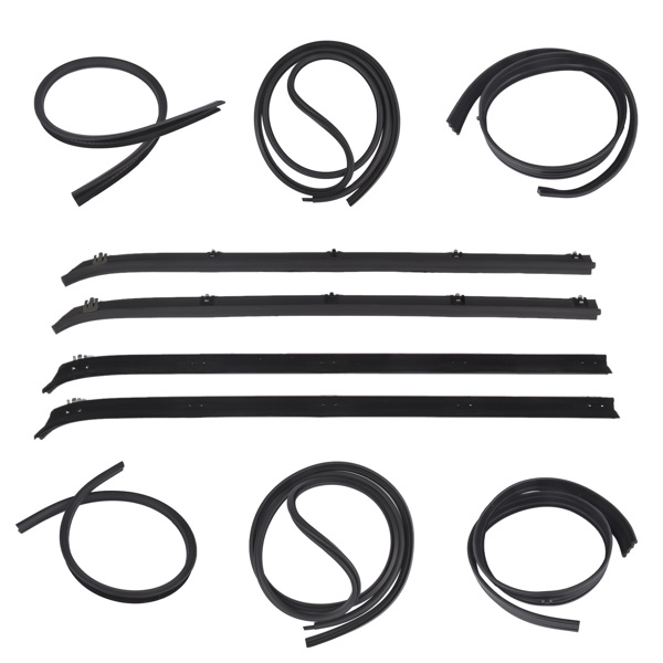 10x 门窗密封条密封套件 for Dodge Truck Ram charger Plymouth D150 D250 D350 1980-1993-3
