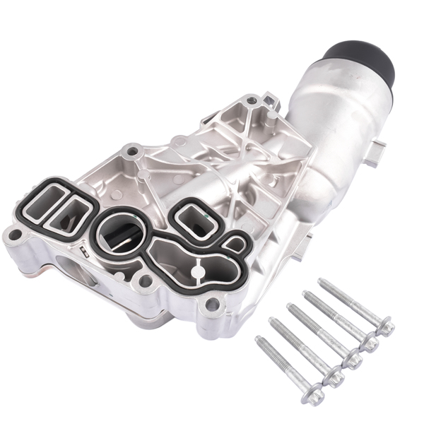 机油滤清器总成 Upgrade Aluminum Engine Oil Cooler Filter Housing for 2014-19 Mini Cooper BMW i8 X1 X2 1.5L 2.0L-5