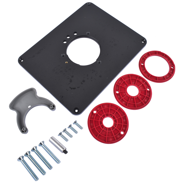 修理包 Router Table Insert Plate w/Level-Loc Rings Fit Bosch 1617 Porter-Cable 690 890 PRS4036-3