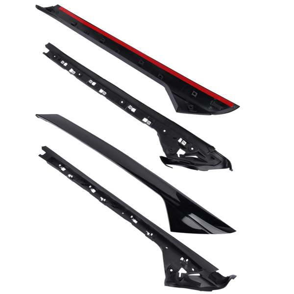 饰板 4PCS Outer & Inner Windshield Trim Moldings for Ford Explorer 2011-2019 926450 926451-8