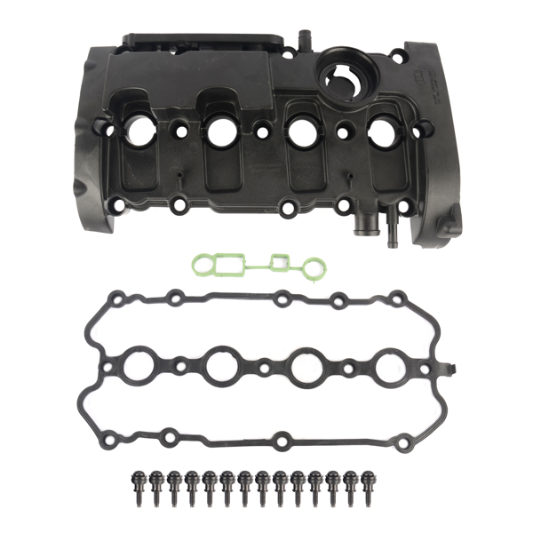 气门室盖 Engine Valve Cover with Gasket Bolts For Audi A4 2.0L L4 Quattro 06D103469H 06D103469L-1