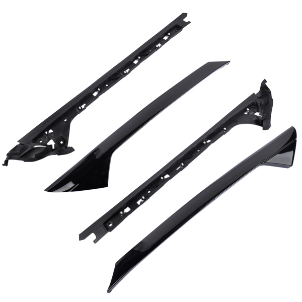 饰板 4PCS Outer & Inner Windshield Trim Moldings for Ford Explorer 2011-2019 926450 926451-12