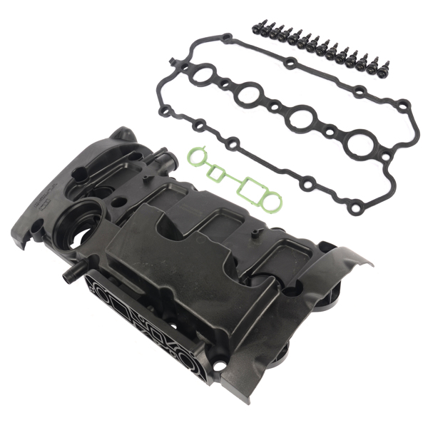 气门室盖 Engine Valve Cover with Gasket Bolts For Audi A4 2.0L L4 Quattro 06D103469H 06D103469L-4