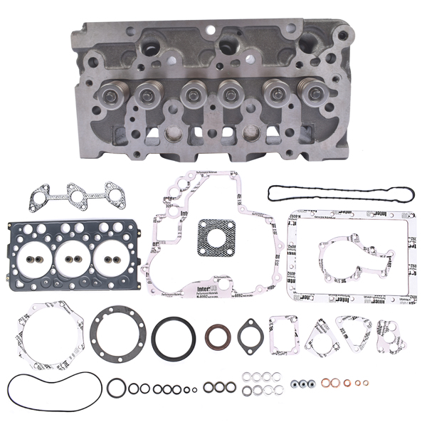 缸盖 Complete Cylinder Head Assy With Valves + Full Gasket for Kubota D782 Engine-4