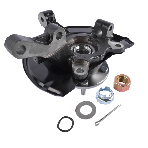 转向节总成 Front Right Steering Knuckle Assembly For Jeep Compass Patriot 2.0L 2.4L L4 GAS-7