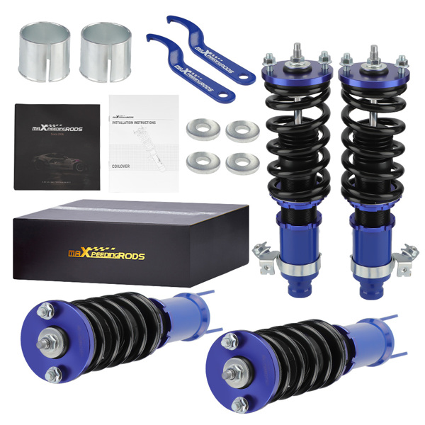 弹簧减震Suspension Coilover Kit For Honda Civic Crx / Del Sol 1992 - 1997 & Civic 1996 - 2000 EK2 EK4 EK9-1