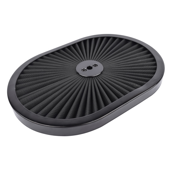 空气滤清器 Super Flow Air Cleaner 12'' Washable Element Black for 5-1/8 Neck Single Carb 4 Barrel-5