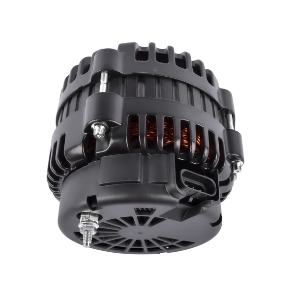 发电机 AD244 Style 220A Alternator Serpentine Black for GM LS Based Trucks Vans & SUV Applications 1999-2006 ES1024BK-5