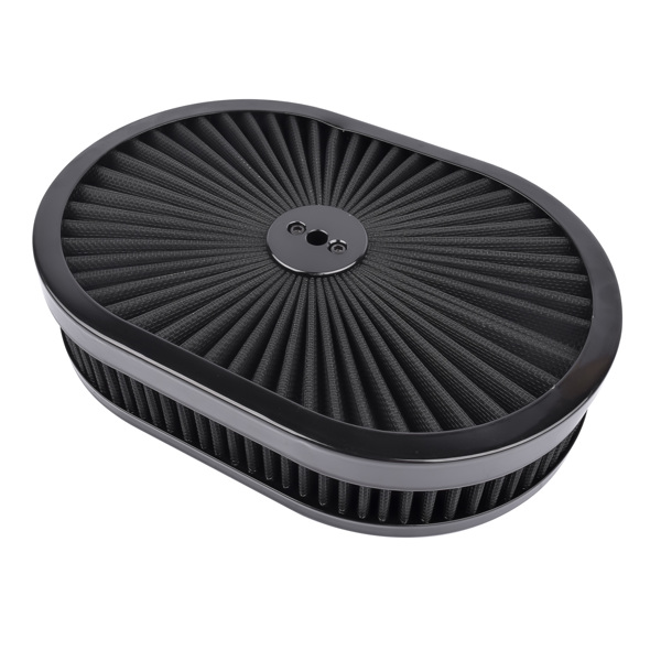 空气滤清器 Super Flow Air Cleaner 12'' Washable Element Black for 5-1/8 Neck Single Carb 4 Barrel-2