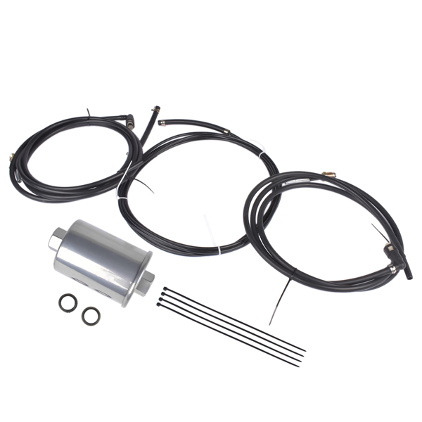 燃油管线套件 Supply Return & Vapor Nylon Fuel Lines Kit Tank To Mid for Chevy GMC C/K Classic 2500 3500 1998-2000 NFR0011 FL-GM22C-V-5