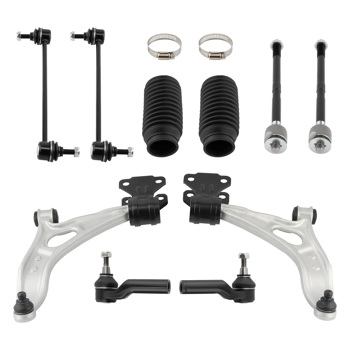 控制臂 12x Front Control Arms Ball Joints Tie Rods End Kit For Ford Focus 2012-2018