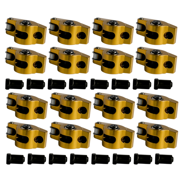 摇臂 Aluminum Self-aligning Roller Rockers Arms 1.5 Ratio For Chevy Small Block SBC Gen I 350 400-8