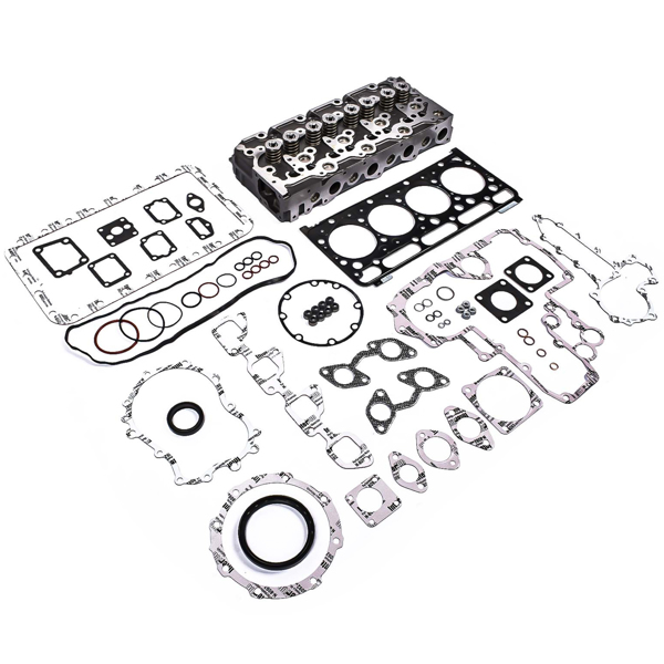 缸盖总成 Complete Cylinder Head & Full Gasket Set for Kubota V2203 V2003T V2203E Bobcat 753 753C 753F 753G Engine 19077-03048-2